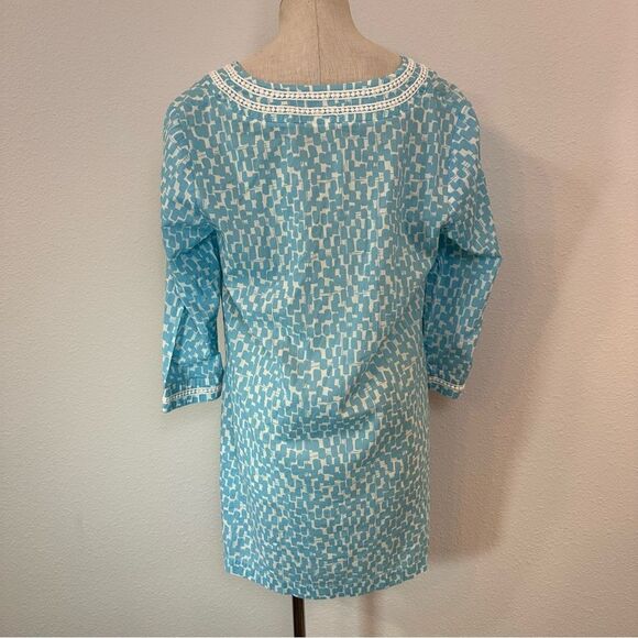 Boden Embroidered V Neck Tunic Top Beach Cover Up 461 - Picture 3 of 3